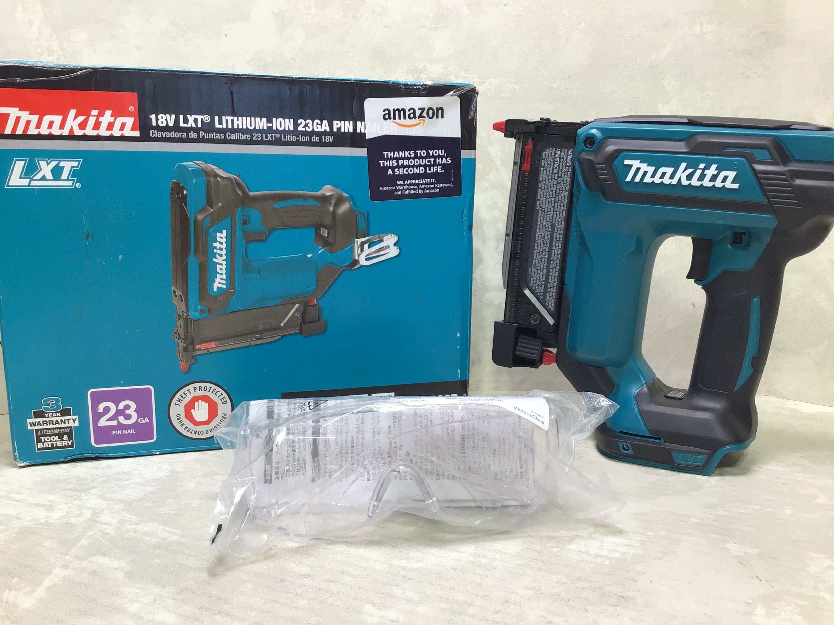 Makita XTP02Z 18V LXT Lithium-Ion Cordless 1-3/8" Pin Nailer (7673108463854)